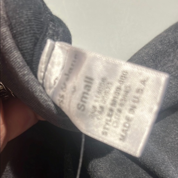 Gray Wide Leg Pants with Elastic Waistband - Picture 6 of 10